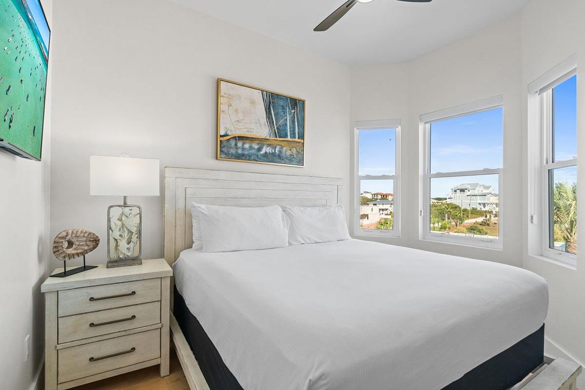 3rd Floor King Bedroom with Ocean View