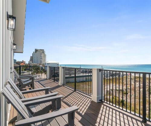 Destin Beach House with Gulf-View Balconies